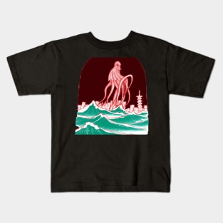 Cthulu in the City Kids T-Shirt